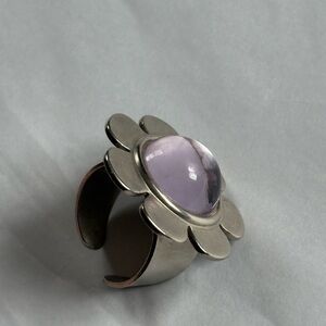 Vintage 90s Flower Thumb / Toe Ring